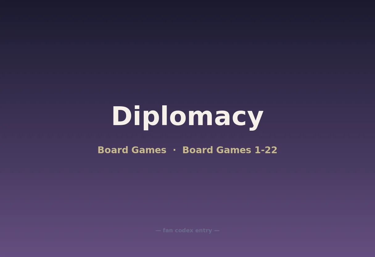 Diplomacy
